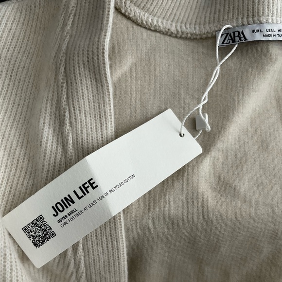 ZARA CREAM SOFT CARDIGAN - Picture 8 of 8